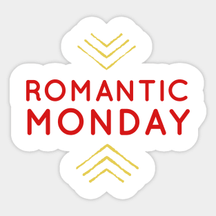 Romantic Monday Sticker